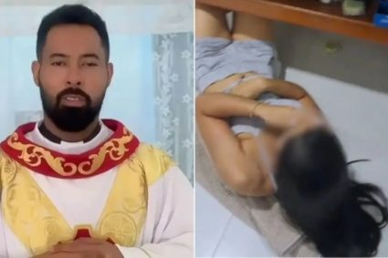 Grabaron a un sacerdote con la prometida de un feligrés dentro de la casa parroquial