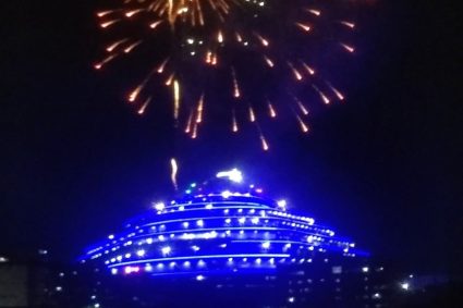 Gobierno realizó fiesta de fuegos artificiales en ‘El Helicoide’ por inicio de la Navidad