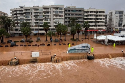 Las impactantes imágenes de las inundaciones en España provocadas por la Dana Alice, ha dejado varios heridos