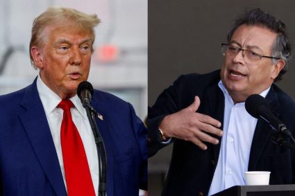 Donald Trump tilda a Gustavo Petro de ‘matón’ y el mandatario asegura que se defenderá judicialmente