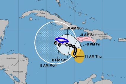 en qué zonas del Caribe podrían registrarse los impactos más severos