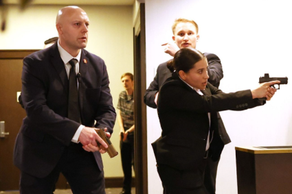 «El tirador ha sido detenido», Trump se pronunció luego del incidente de seguridad en Washington