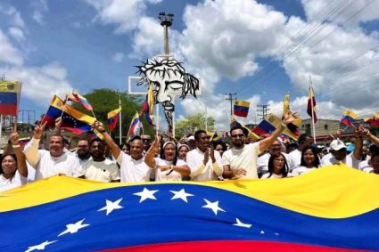 Gran Peregrinación Nacional «Venezuela sin sanciones y en paz» llegó a Caracas