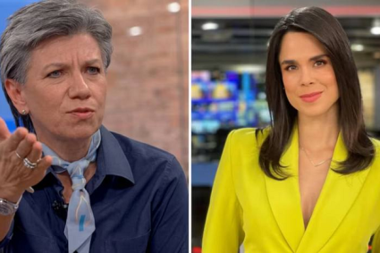 Exalcaldesa de Bogotá estalló contra periodista venezolana: ‘No aceptare que me digas xenófoba’