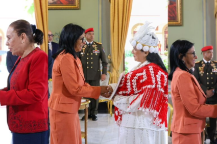 Presidenta Rodríguez recibió cartas credenciales de nuevos embajadores de Nicaragua, Surinam y Portugal