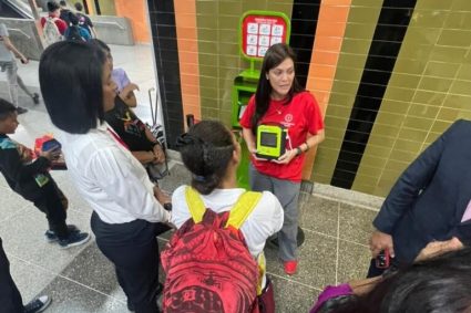 Estación La Hoyada del Metro ya es zona cardioprotegida con apoyo de Venemergencia