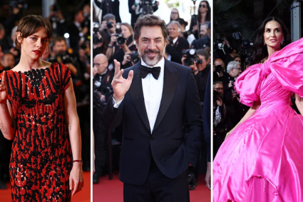 Kristen Stewart, Javier Bardem y Demi Moore deslumbran en Cannes con sus estilos