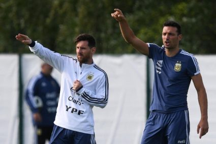 Scaloni pone paños fríos sobre el estado físico de Messi