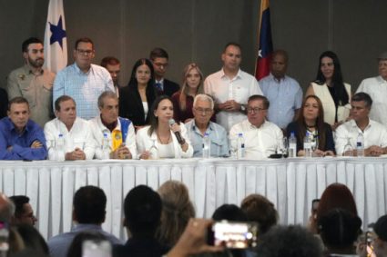 María Corina Machado y la PUD presentaron el ‘Manifiesto por la Transición Democrática’ pactado en Panamá