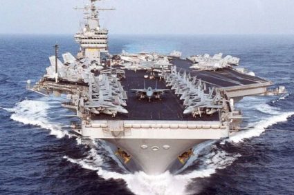 Comando Sur de EEUU confirma llega del portaviones USS Nimitz al mar Caribe