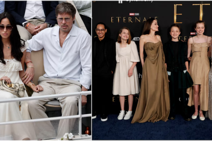 Así es la relación de Brad Pitt con sus hijos mientras consolida su vida junto a Ines de Ramón
