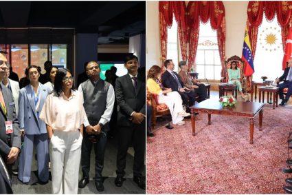 Delcy Rodríguez regresa con proyectos para Venezuela tras su visita a la India y Turquía