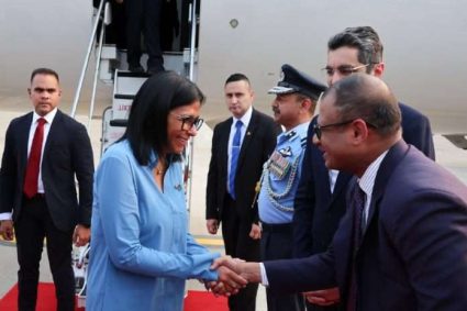 Presidenta Rodríguez arribó a la India con un mensaje de paz, amistad y cooperación