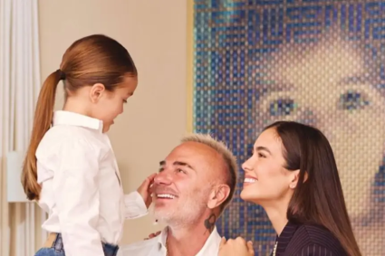 El gesto de Gianlucca Vacchi y la modelo venezolana Sharon Fonseca con su hija Blue Jerusalema que conmueve las redes