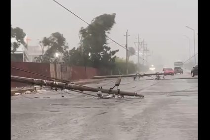 Lluvias con vientos huracanados se registran en Maracaibo, San Francisco y la COL