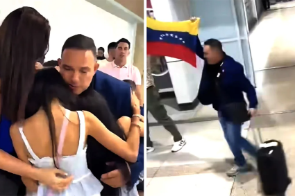Wilmer Azuaje llegó a Venezuela la tarde de este domingo tras pasar años en el exilio