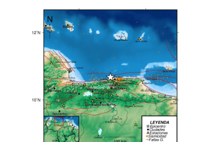 Réplicas se sienten en la región norte costera de Venezuela