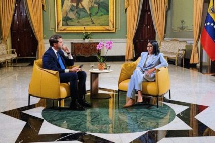 Delcy Rodríguez, rechazó la idea de que Venezuela se convierta en el «estado 51» de Estados Unidos