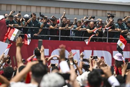 Egipto recibe a sus «Faraones» tras un histórico Mundial