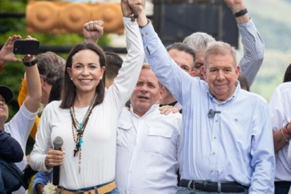 María Corina Machado y Edmundo González llaman partidos y aliados a discutir la hoja de ruta anunciada en la AN 2015
