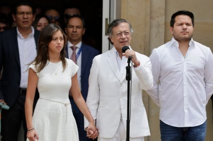 Gustavo Petro se despide de la presidencia desde la Casa de Nariño